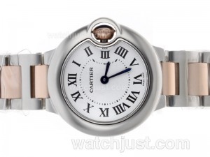 Replica Cartier Ballon Bleu De Cartier Swiss Eta Movement Two Tone