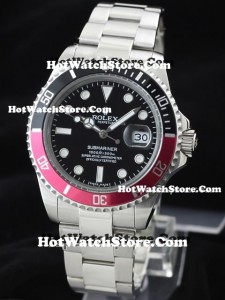 Rolex-Submariner-Date-116610-Replica-Watches-Reddish-Purple-Two-Tone-Bezel-280